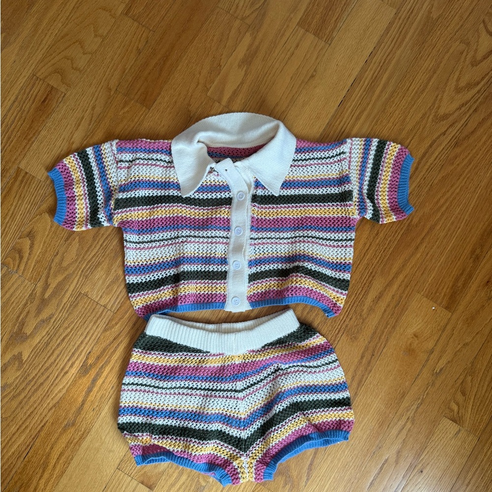 Brand New Two-Pieces Multi-Colored Set